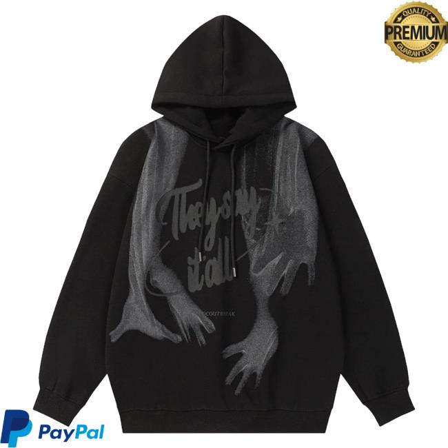 Official Aelfric Eden Clothing Merch Store Aelfric Eden Shadow Letter Print Sweatshirts Black AelfricEden