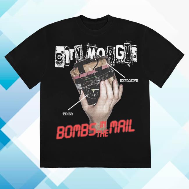 Official City Morgue Merch Store Shop Bombs In The Mail Timer T-Shirt CityMorgue