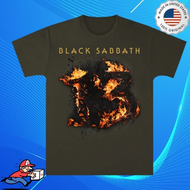 Black Sabbath Official Apparel Shop Store 13 Short Sleeve Tee - Black Sabbath