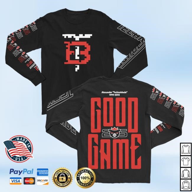Technoblade Official Merch Store Good Game 25 Redux T-Shirts