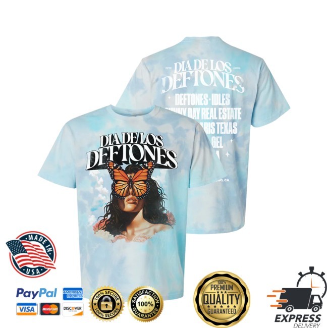 Deftones DDLD '24 Tie Dye Cloud New T-Shirt Official DDLD V Merch