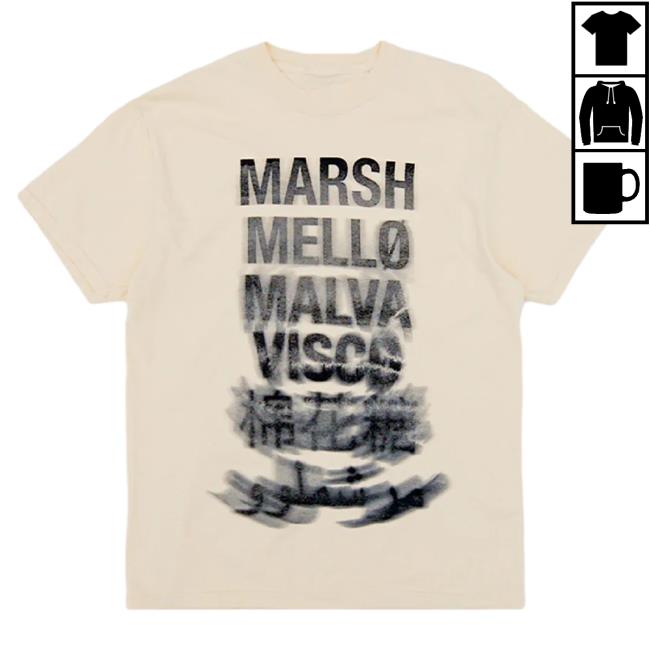 Official Marshmello Apparel Clothing Merch Store Marshmello Out Of Focus T-Shirts Marsh Mello Shop