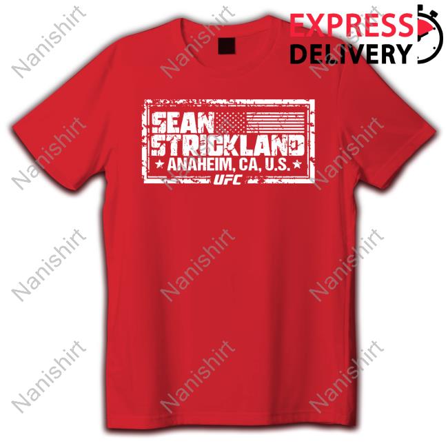 Sean Strickland Merch Ufc Sean Strickland Crest Hoodie