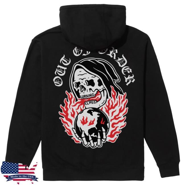 Out Of Order Zip Hoodie by Lurking Class Cold Weather Black Out Of Order Zip Hoodie Lurking Class Heavy