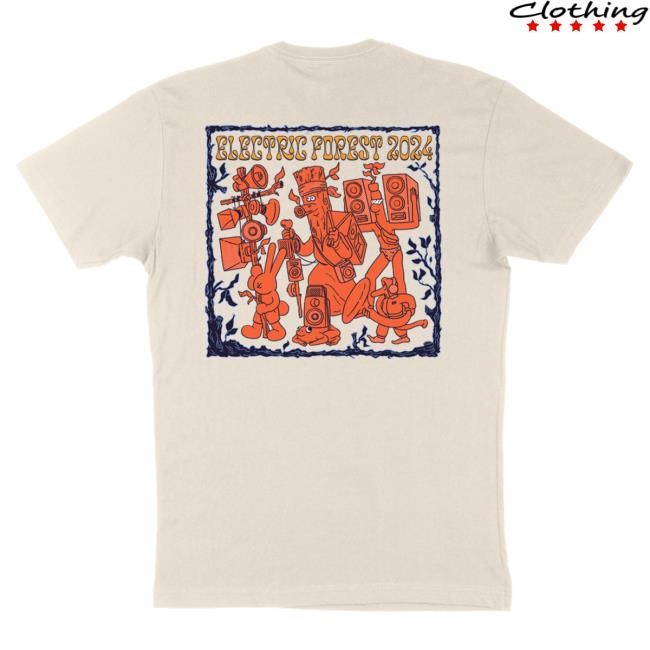 2025 Forest Goods Crew's All Here Top Shirt Electric Forest Festival Official