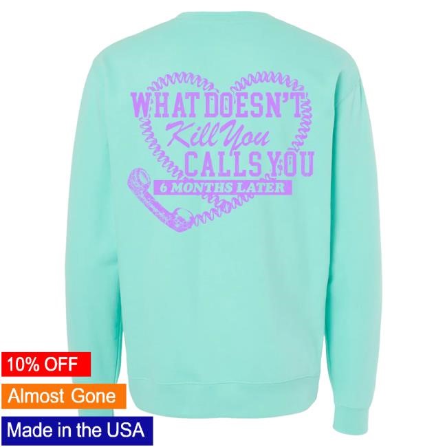 Official Megan Moroney Merch Store Megan Moroney 6 Months Later Pullover Sweatshirt