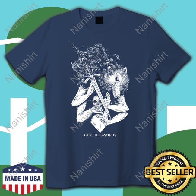Wolf Skull Jack Page Of Swords Hoodie