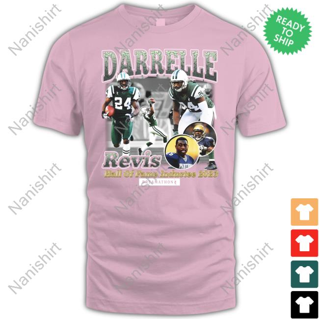 Official Dreamathon Merch Darrelle Revis Hall Of Fame Inductee 2023 Shirt
