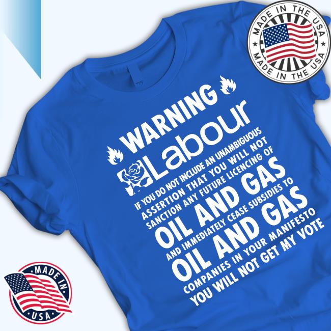 Chris Packham Warning Labour No Oil and Gas Hoodie