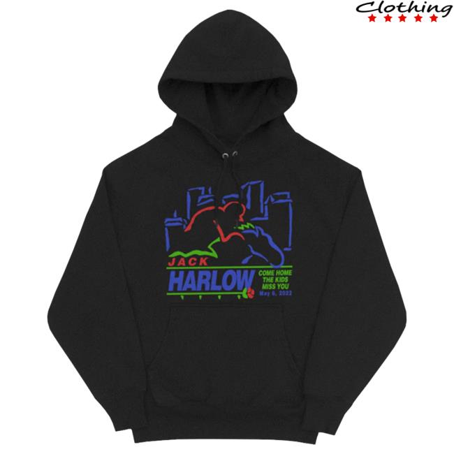Official Jack Harlow Merch Store Jack Harlow Ky Skyline Black Sweatshirts Jack Harlow Clothing Shop JackHarlow