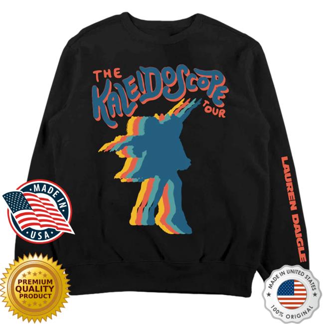 Official Lauren Daigle Store Merch The Kaleidoscope Tour Black Hooded Sweatshirt Laurendaigle