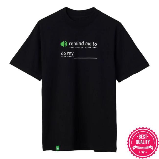 Duolingo Merch Remind Me T-Shirt