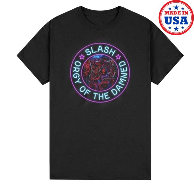 Official Slash Store Shop Orgy of the Damned Merch The New Blues Album From Slash Orgy Of The Damned Classic T Shirt