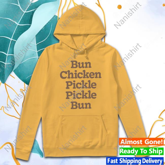 Official Chick‑Fil‑A Merch Bun Chicken Pickle Pickle Bun Tee