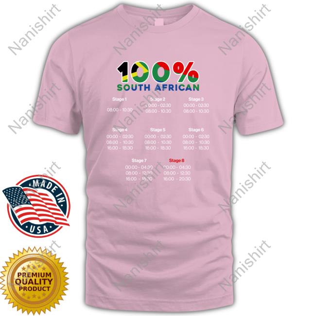 Official 100% South African Shirt Rory Petzer