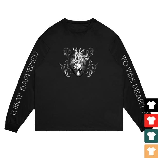 What Happened To The Heart? Crewneck - Aurora | Store Merch