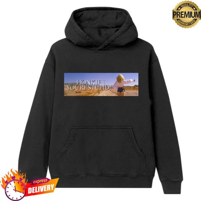 Official Sabrina Carpenter Merch Store Sabrina Carpenter Honk If You're Stupid! Attractive Hoodie