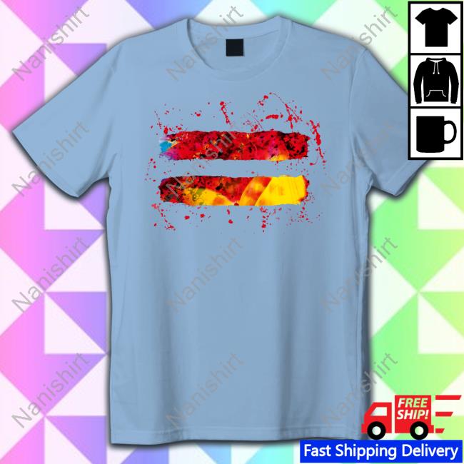 Ed Sheeran Tour Merch Equals Splatter Shirts