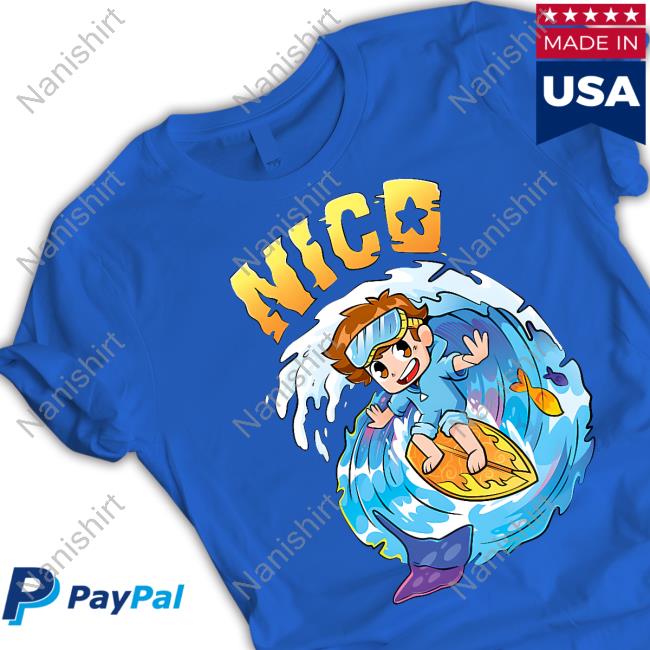 Cash And Nico Nico Ocean Blue Tee Shirt