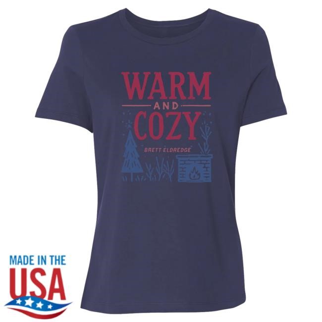 Official Brett Eldredge Merch Ladies Warm and Cozy Tshirt