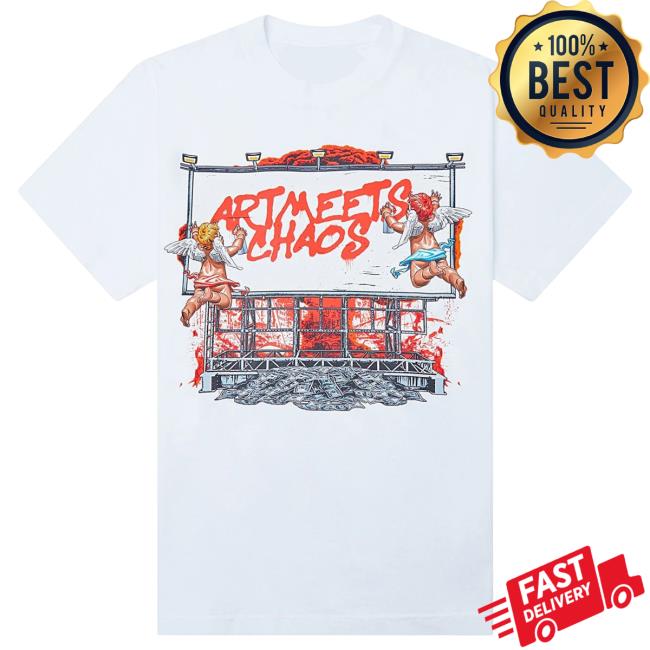 Official Capsule Clothing Store Art Meets Chaos Revenge Chaos Hot Shirt | White Capsule Nyc
