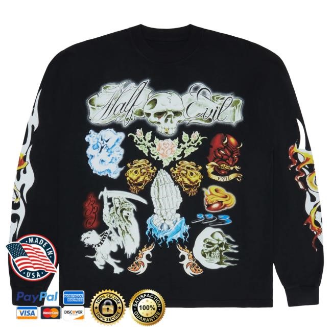 Official Half Evil Merch Store Half Evil Tattoo Parlor L/S Tee HalfEvil