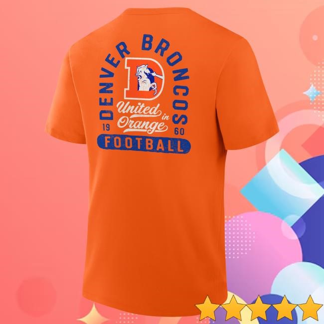 Men's Fanatics Orange Denver Broncos Fluid Motion Legacy Top Shirt DenverBroncos Official Denver Broncos Clothing Men's Fanatics Orange Denver Broncos Fluid Motion Legacy Top Shirt DenverBroncos