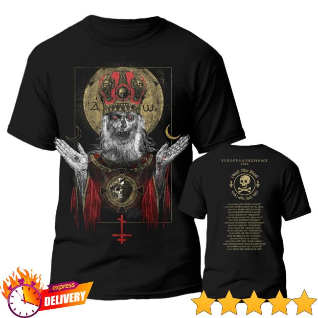 Official Kings Road Merch Store Batushka - "European Pilgrimage 2023 Rotten Pop" Top Shirt Kings Road Shop