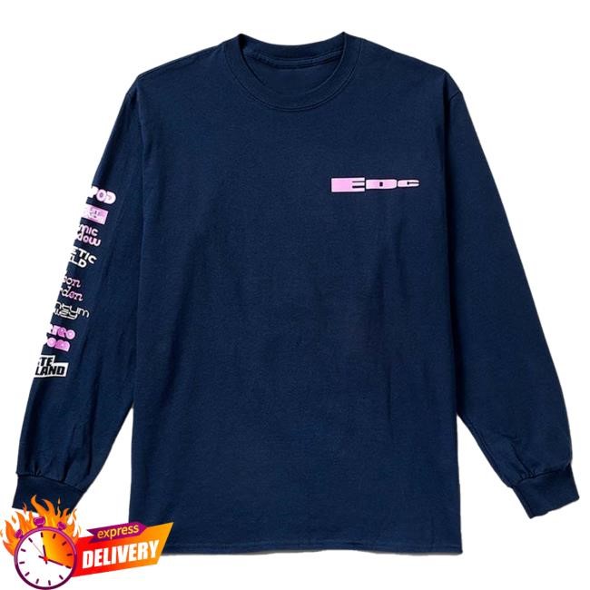 Official Insomniac Merch Shop EDC Tripped Out Long Sleeve Shirt