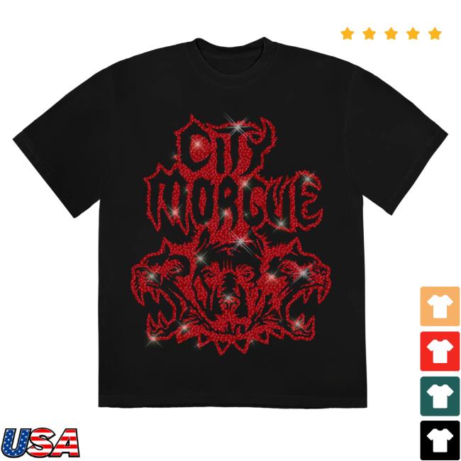 Official City Morgue Clothing Shop City Morgue Rhinestone Shirt Citymorgue Merch