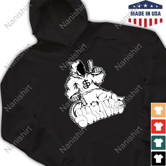 Rising Merch Sunami Logo Repeater Long Sleeve Tee