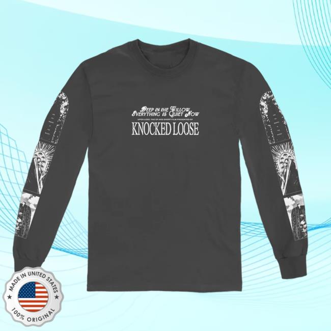 Official Knocked Loose Merch Knocked Loose Death Against Us Long Sleeve Hot Shirt