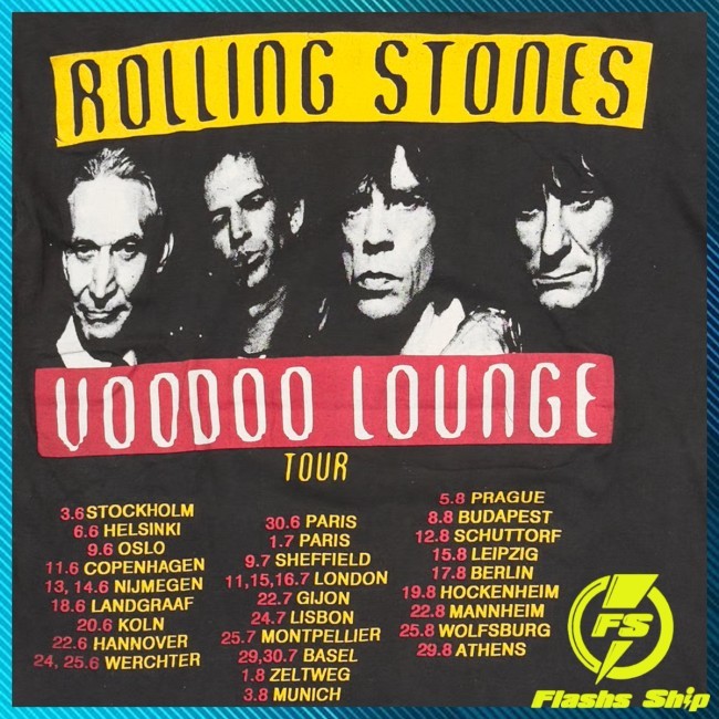 Official Voodoo Lounge Tour Spike Tongue Tee - Voodoo Lounge