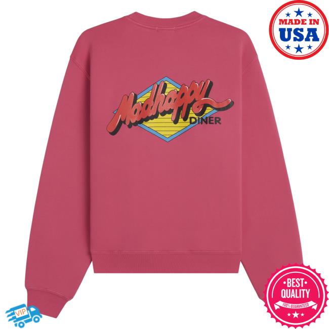 Official Madhappy Clothing Merch Store Madhappy Diner Popover Sweatshirt Mad Happy Shop