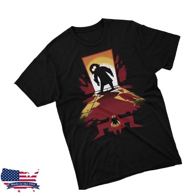 Spooky Month Merch Store Door Devil Shadow Classic T Shirt | Official Pelo Merch