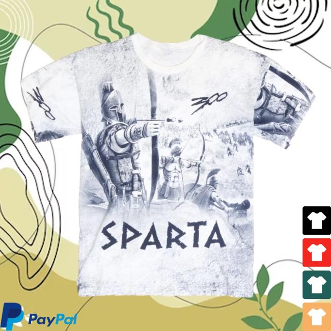 Official Throwback Vault Vintage 300 Sparta Movie Promo Sweatshirts All Over Print AOP