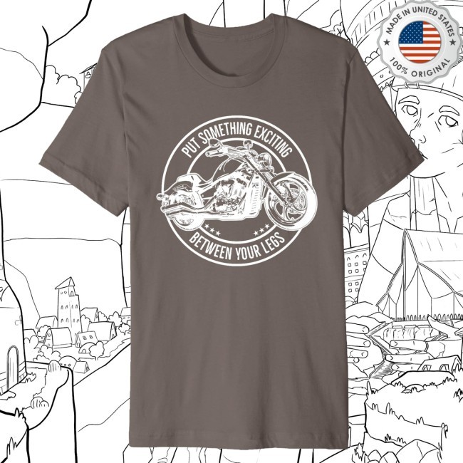 Put Something Fun Between Your Legs Tee - Motorcycle Premium