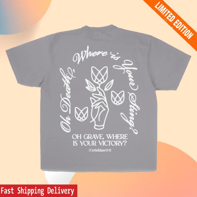 Official Brandon Lake Merch Store Corinthians Tshirt - Grey Brandon Lake Apparel Clothing Shop Brandonlake