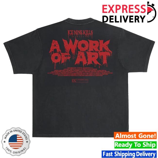Official Ice Nine Kills Merch Store A Work Of Art Vintage T Shirt Ink Merch IceNineKills