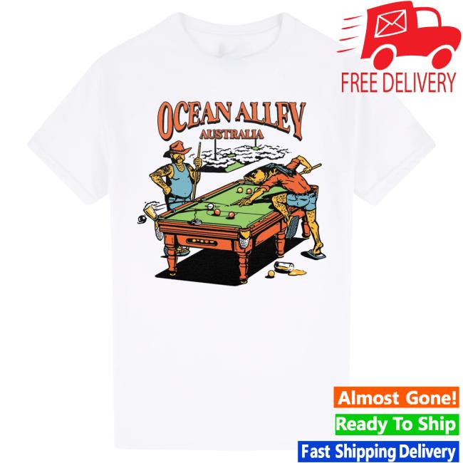 Official Ocean Alley Merch Pool Table Shirt