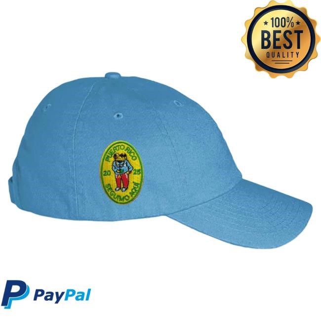 Official Bad Bunny Puerto Rico Blue Dad Cap BadBunny Official Bad Bunny Merch Store Puerto Rico Blue Dad Cap BadBunny