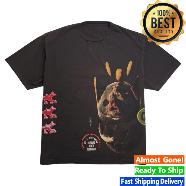 Official Shop Demand Travis Scott Never Backward Tees Brown Shopdemand