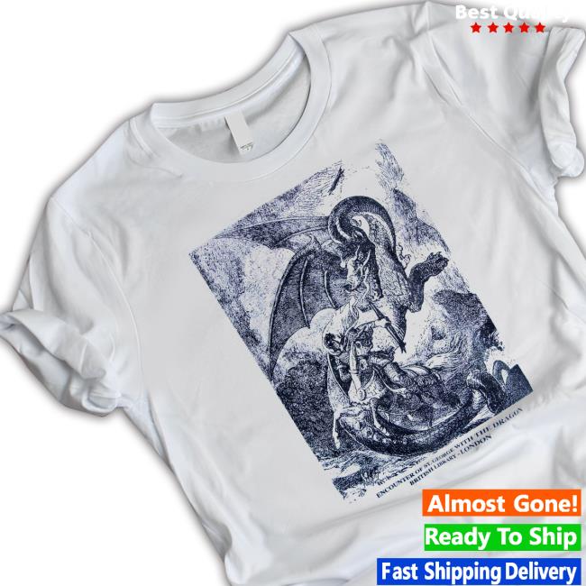 Knight And Dragon Graphic T-Shirt
