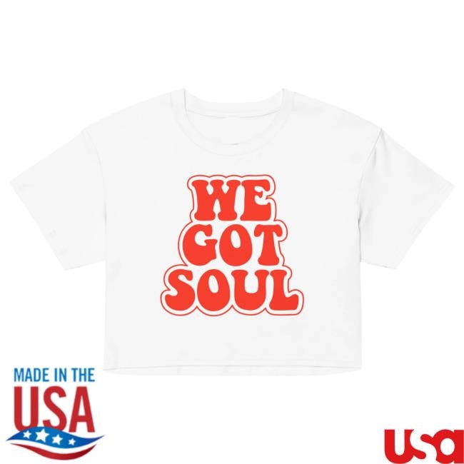 Official Burna Boy Merch Burna Boy We Got Soul Crop Tee