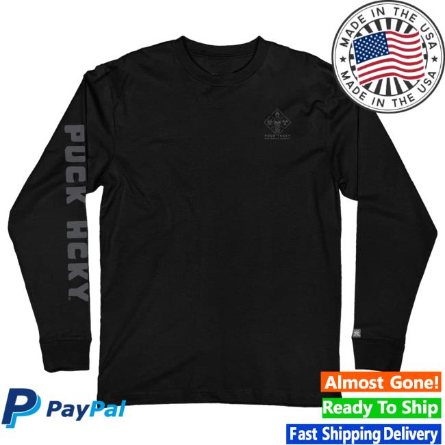 Official Puck Hcky Merch Store Shop 'Equipment Hazmat' New Long Sleeve Tee
