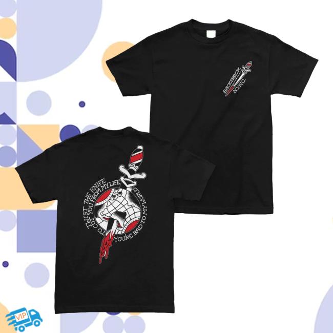 Official Cold Cuts Merch Backtrack "Twist The Knife" Shirt