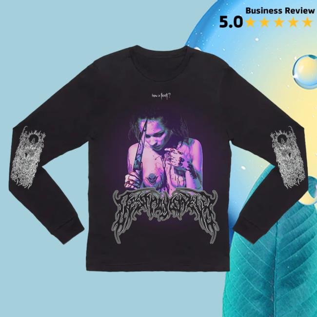 Official Destroy Lonely Merch Store Destroy Lonely How U Feel L/S T Shirt Destroy Lonely Clothing Shop DestroyLonely