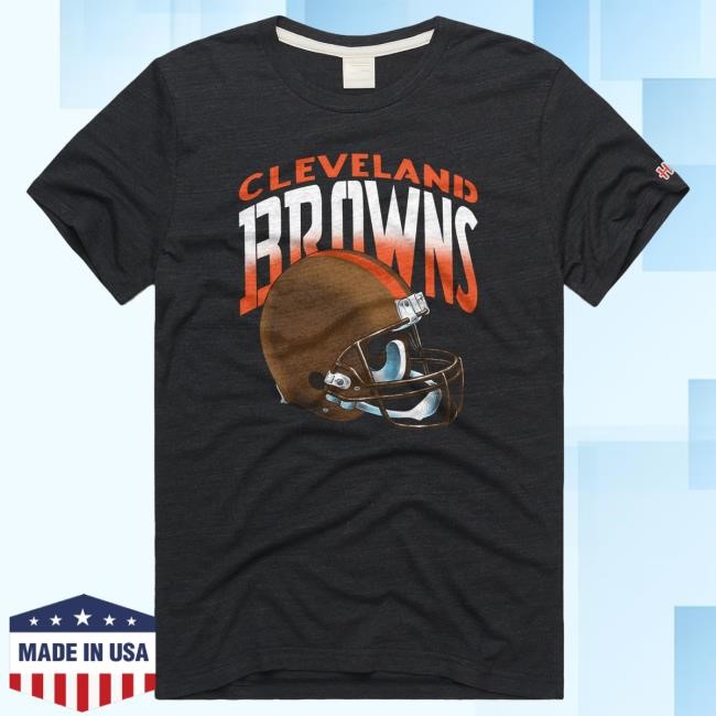 Cleveland Browns Gradient Alt Helmet Tshirt Homage | Cleveland Browns Official | NFL Football