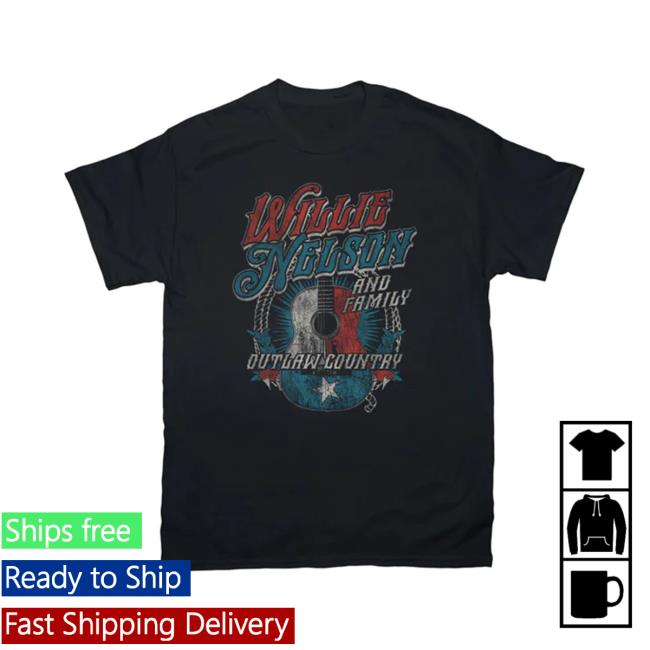 Nelson Merch Willie And Family Outlaw Country Hooded Sweatshirt Willienelson
