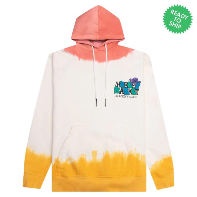 Official Feature Merch Store Shop Market Exotic Automobile Tie-Dye Sweaters - Red/Yellow Feature Apparel Clothing